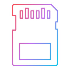 Micro SD Card Icon Design