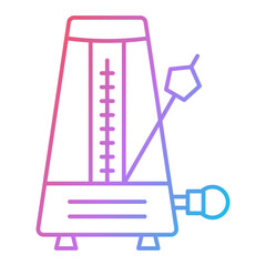 Metronome Icon Design