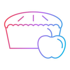 Apple Pie Icon Design