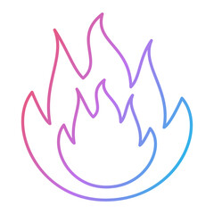 Burning Icon Design