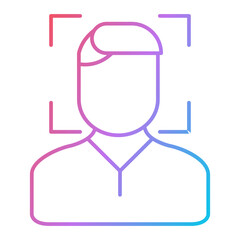 Face Scan Icon Design