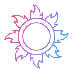 Ring Of Fire Icon Design