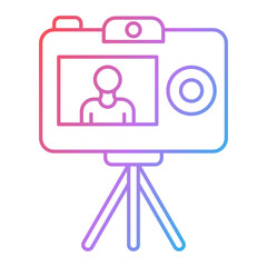 Video Recording Icon Design