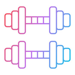 Dumb Bell Icon Design