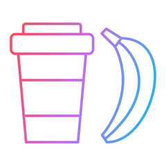 Protein Shake Icon Design