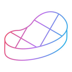 Steak Icon Design