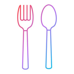 Fork Spoon Icon Design