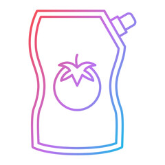Ketchup Icon Design
