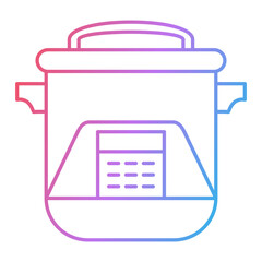 Rice Cooker Icon Design