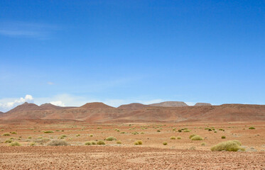 Arid landscape in Namibia