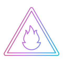 Flammable Icon Design