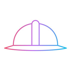 Fire Helmet Icon Design
