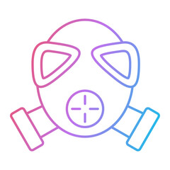 Fire Mask Icon Design