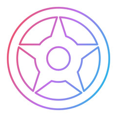 Wheel Icon Design