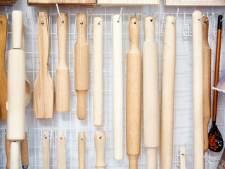 Wooden kitchen utensils