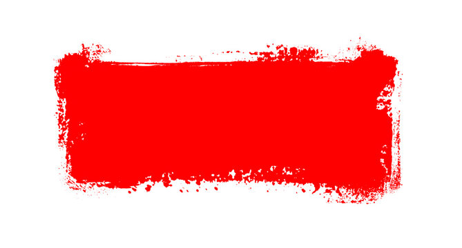 Grunge Farbe rot als Layout Element oder zum Markieren