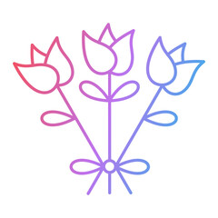 Bouquet Icon Design