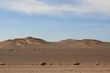 Fototapeta na wymiar Arid landscape in Namibia