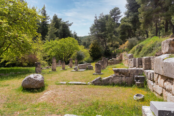Sanctuary of Amphiaraus of Oropos in Greece.
