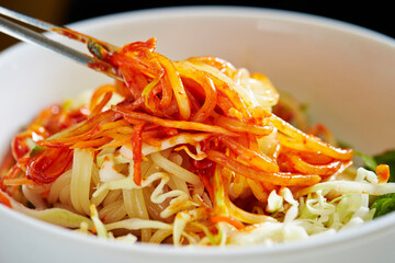Spicy Cold Chewy Noodles, jjolmyeon