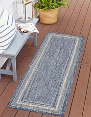 Modern outdoor area carpet design. Exterior room park entryway rug carpet textile design.