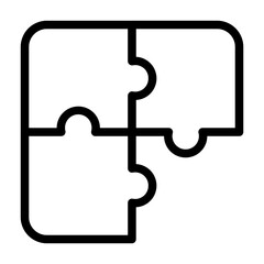 jigsaw line icon