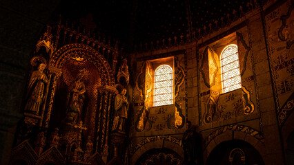Church of Barfleur in french Normandy.