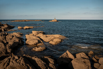 North coast of France in Barfleur, Normandy.