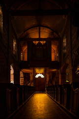 Church of Barfleur in french Normandy.