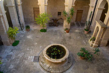 courtyard of a house
