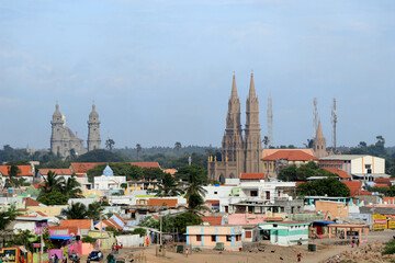 Seashore village and the vintage Castel