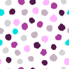 Vivid spotted pattern on white background.