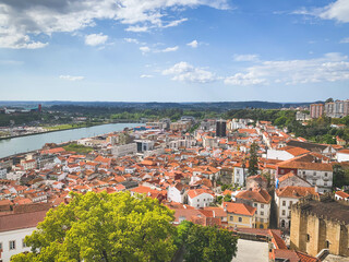 Fototapeta na wymiar view over the city of Coimbra