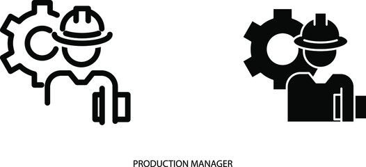 Production manager icon 