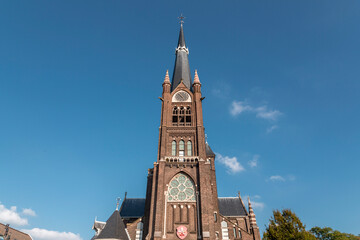 Fototapeta na wymiar Basilica of St. Liduina and Our Lady of the Rosary in Schiedam, The Netherlands