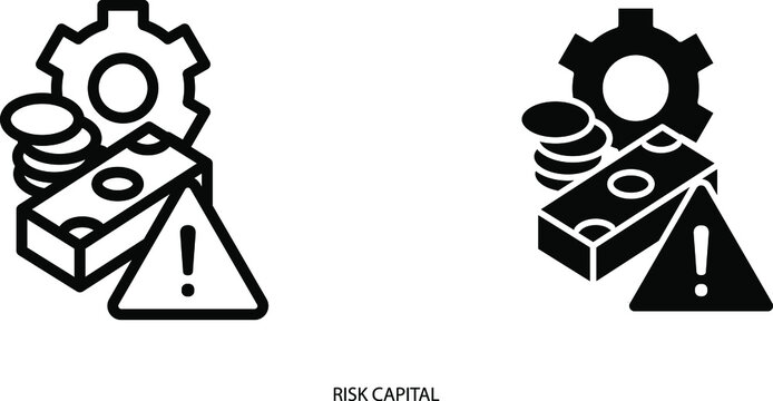 Risk capital icon