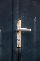 Grunge texture and detail from an old door handle