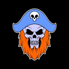 pirate head logo