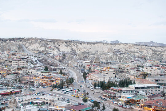 city aerial view