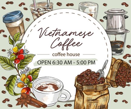 coffee background with freehand drawings that can be used for menu books and cafe promotions. can be used for website or social media or for commercial products.