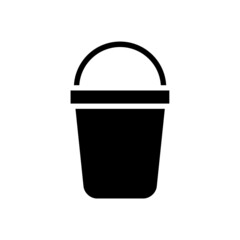 Bucket new icon vector simple