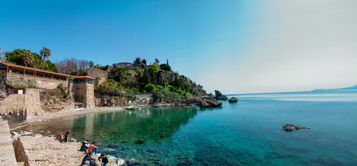 Antalya Kaleici view from the breakwater.