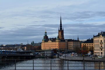 Naklejka premium view of the old town