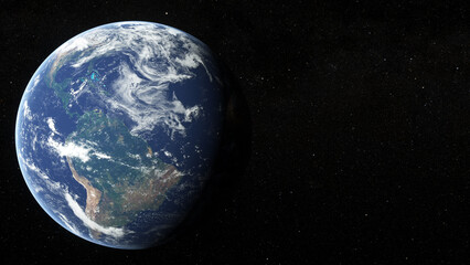 earth in space