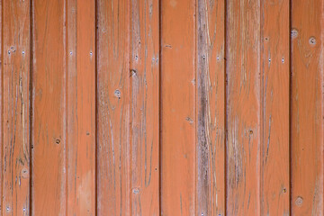 Fototapeta premium An area of old peeling brown wooden planks