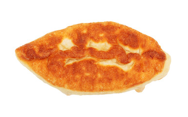 Patties with cabbage isolated on white background.