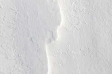 Snowy crust as an abstract background.