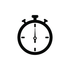 stopwatch icon vector. timer, count time, measure the speed of time