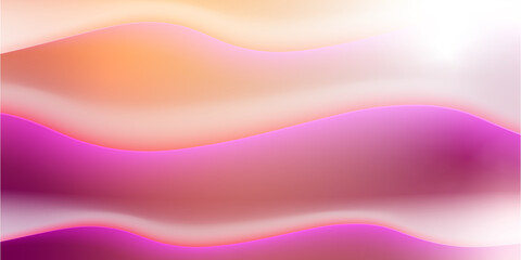 Vector illustration of a colorful paper cut banner. Bright colors and soft waves. Background with effective wave layers. Abstract layout design for flyers, web banners or your personal design.