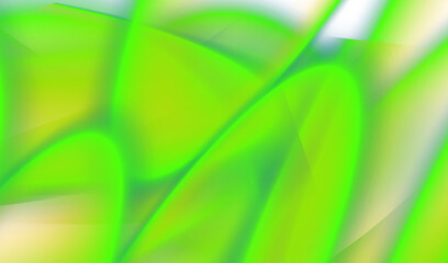 Abstract green background with leaves